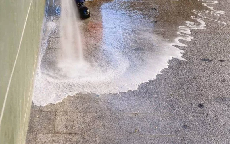 Pressure Washing Brick