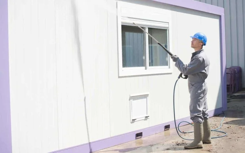 Professional Power Wash Cedar Siding